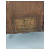 New Haven Lena Time Victorian Wall Clock w/ Pendulum 34.5in Untested