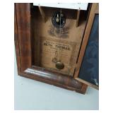 Antique Seth Thomas Ogee Wall Clock 8 Day Time Strike As Found