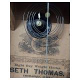 Antique Seth Thomas Ogee Wall Clock 8 Day Time Strike As Found