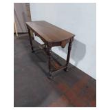 Vintage Duncan Phyfe Style Mahogany Sofa Table Console 44in Good