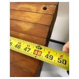 Vintage Wood Carpenter Workbench w/ Desmond-Stephan Vise Drawer