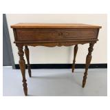 Vintage Early American Drop Front Secretary Writing Desk 31x33x16