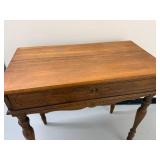 Vintage Early American Drop Front Secretary Writing Desk 31x33x16