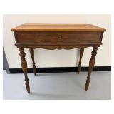 Vintage Early American Drop Front Secretary Writing Desk 31x33x16
