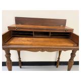 Vintage Early American Drop Front Secretary Writing Desk 31x33x16