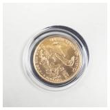 1999 American Eagle 1/10th ounce gold 5 Dollars