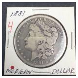 1881 Morgan Dollar