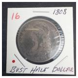 1808 Bust Half Dollar