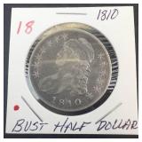1810 Bust Half Dollar