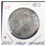1823 Bust Half Dollar