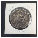 1829 over 27 Bust Half Dollar