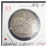 1856-O Seated Liberty Half Dollar