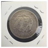 1875 Seated Liberty Half Dollar