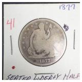 1877 Seated Liberty Half Dollar