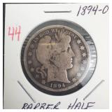 1894-O Barber Half Dollar