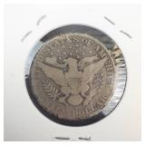 1912-S Barber Half Dollar