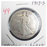 1917-S Walking Liberty Half Dollar