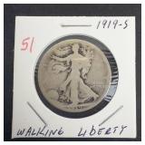 1919-S Walking Liberty Half Dollar