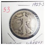 1927-S Walking Liberty Half Dollar