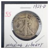 1929-D Walking Liberty Half Dollar