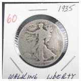 1935 Walking Liberty Half Dollar