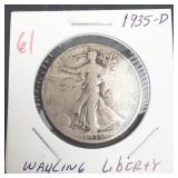 1935-D Walking Liberty Half Dollar