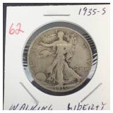 1935-S Walking Liberty Half Dollar