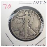 1939-D Walking Liberty Half Dollar