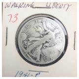 1941 Walking Liberty Half Dollar