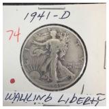 1941-D Walking Liberty Half Dollar
