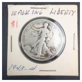 1943-S Walking Liberty Half Dollar