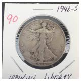 1946-S Walking Liberty Half Dollar