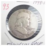 1948-D Franklin Half Dollar