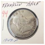 1949 Franklin Half Dollar
