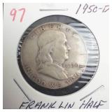 1950-D Franklin Half Dollar