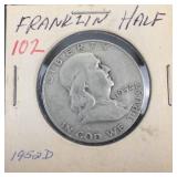 1952-D Franklin Half Dollar