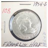 1954-D Franklin Half Dollar