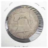 1958-D Franklin Half Dollar