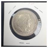 1892 Columbian Exposition Half Dollar. NOTE 1892 scarce date! Beautifful coin