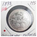 1893 Columbian Exposition Half Dollar. Like new!!