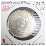 1952 Carver / Washington Commemorative Half Dollar, nice detail