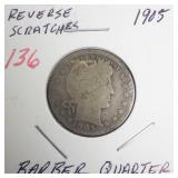 1905 Barber Quarter