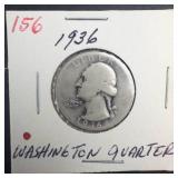 1936 Washington Quarter