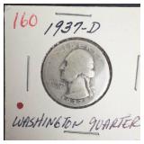 1937-D Washington Quarter