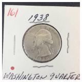 1938 Washington Quarter