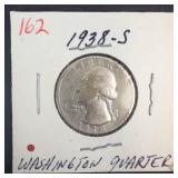 1938-S Washington Quarter