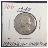 1940 Washington Quarter