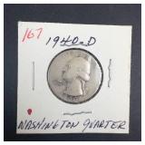 1940-D Washington Quarter