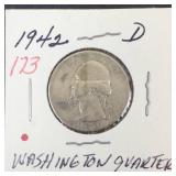 1942-D Washington Quarter