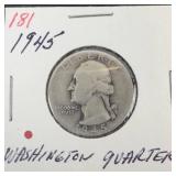 1945 Washington Quarter